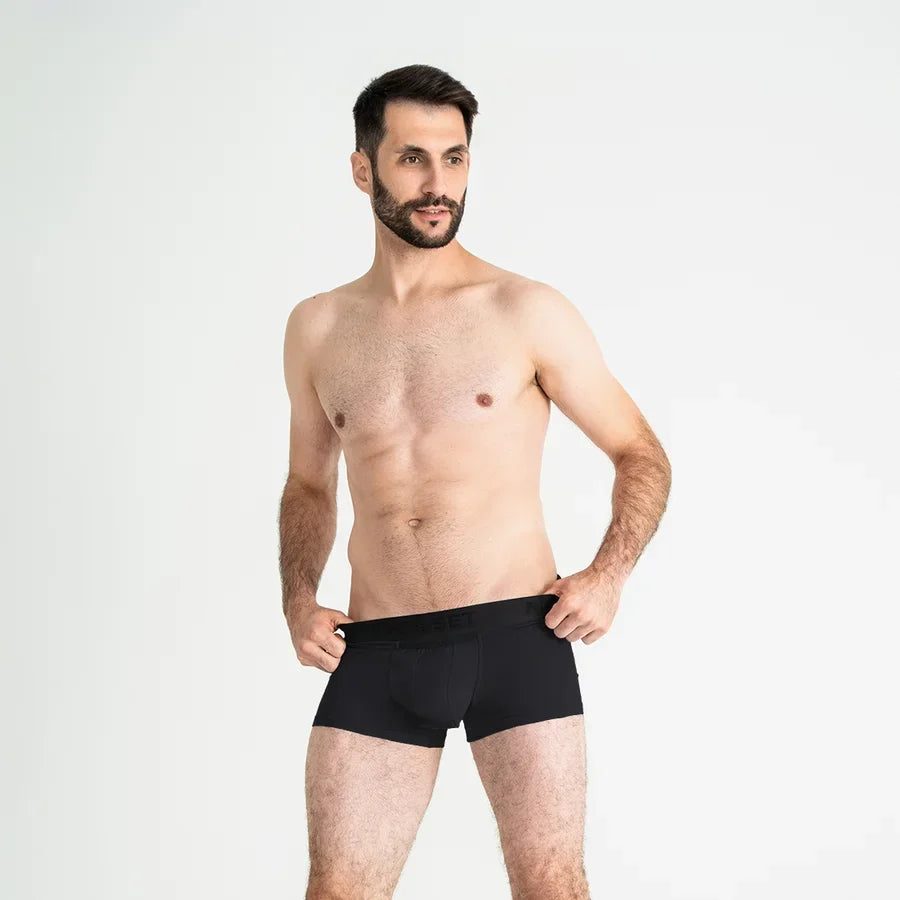 Męskie bokserki anatomiczne Anatomic Classic Light – czarny – zdjęcie 2