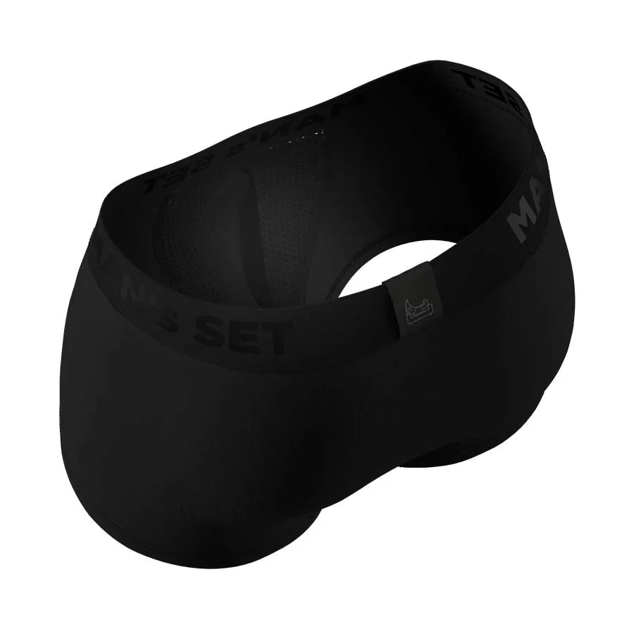 Męskie bokserki anatomiczne Anatomic Classic Light – czarny – zdjęcie 4