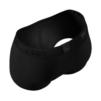 Męskie bokserki anatomiczne Anatomic Classic Light – czarny – zdjęcie 4