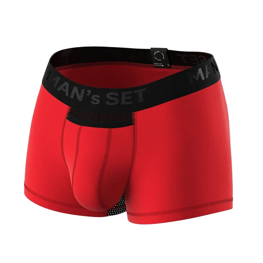 Męskie bokserki anatomiczne Anatomic Classic Light – czerwony – zdjęcie 1