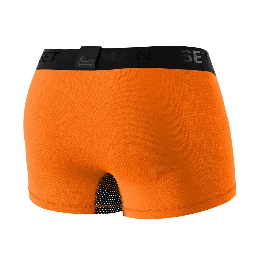 Męskie bokserki anatomiczne Anatomic Classic Light – pomarańczowy – zdjęcie 4