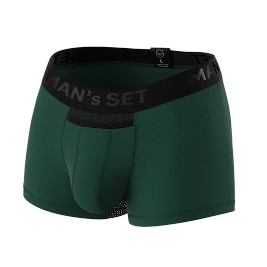 Męskie bokserki anatomiczne Anatomic Classic Light – ciemnozielony – zdjęcie 1