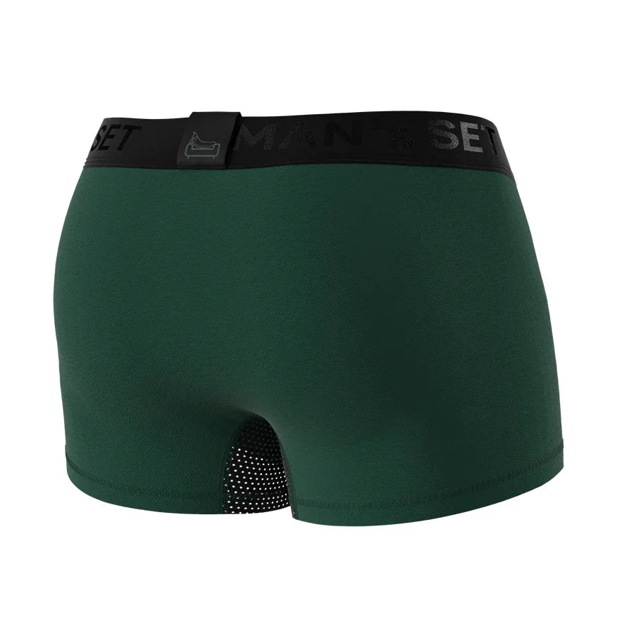 Męskie bokserki anatomiczne Anatomic Classic Light – ciemnozielony – zdjęcie 5