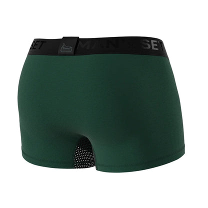 Męskie bokserki anatomiczne Anatomic Classic Light – ciemnozielony – zdjęcie 5