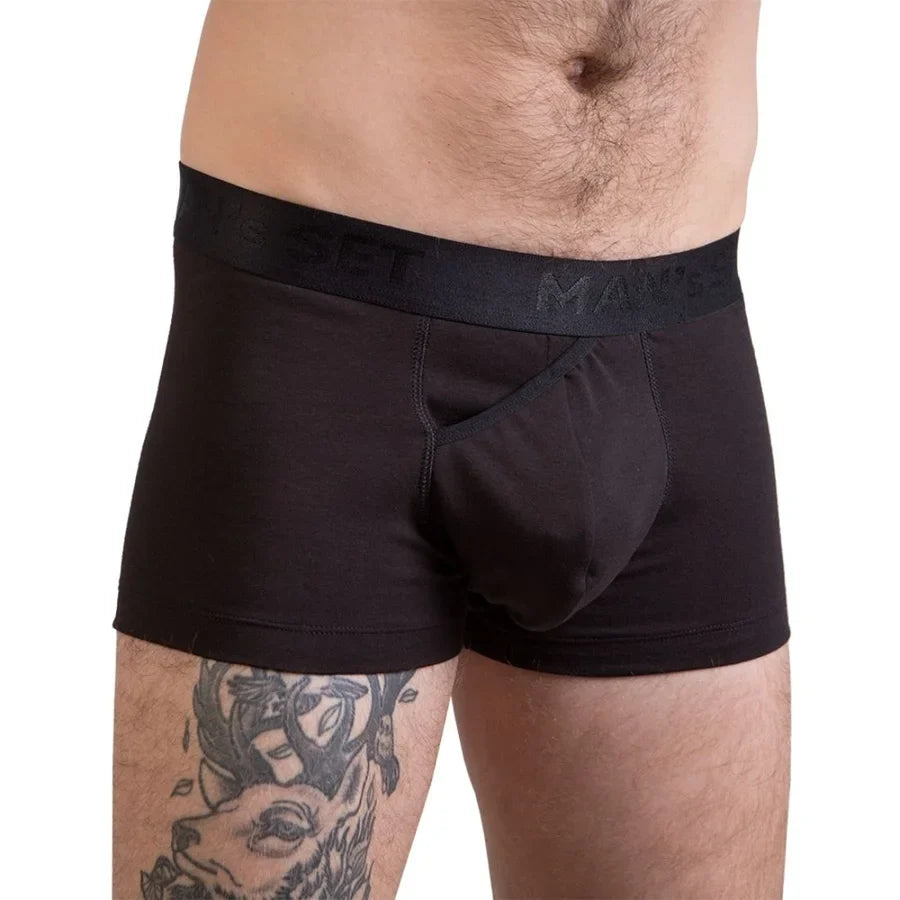Męskie bokserki anatomiczne Anatomic Classic 2.0 – czarny — zdjęcie 3