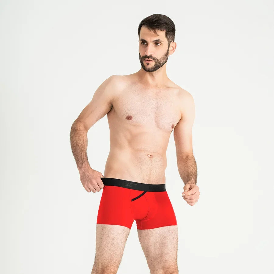 Męskie bokserki anatomiczne Anatomic Classic 2.0 – czerwony — zdjęcie 3