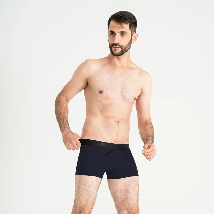 Męskie bokserki anatomiczne Anatomic Classic 2.0 – granatowy — zdjęcie 2