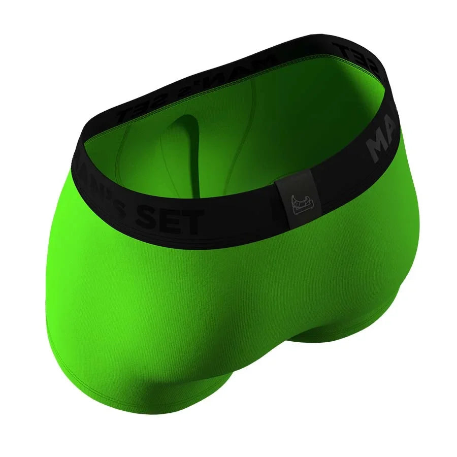 Męskie bokserki anatomiczne Anatomic Classic 2.0 – limonkowy — zdjęcie 3