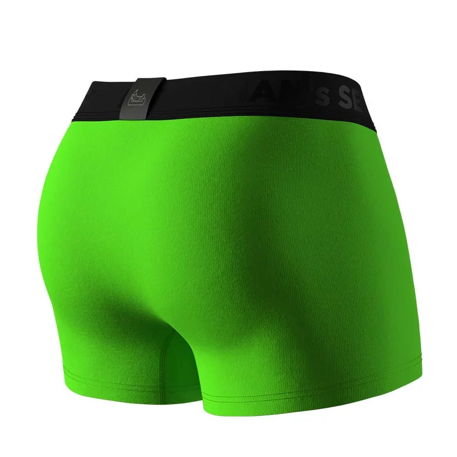 Męskie bokserki anatomiczne Anatomic Classic 2.0 – limonkowy — zdjęcie 4