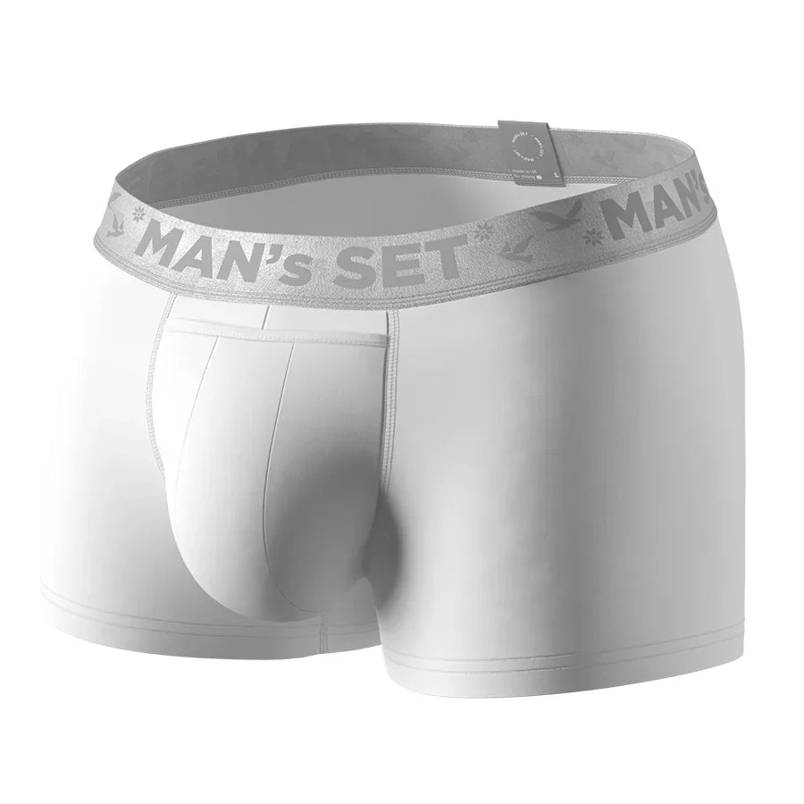 Męskie bokserki anatomiczne Anatomic Classic 1.2 Silver Series – biały — zdjęcie 1