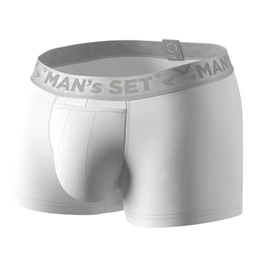 Męskie bokserki anatomiczne Anatomic Classic 1.2 Silver Series – biały — zdjęcie 1