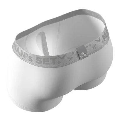 Męskie bokserki anatomiczne Anatomic Classic 1.2 Silver Series – biały — zdjęcie 4